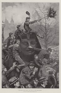 Le défilé du Lord Maire, la foule sur l